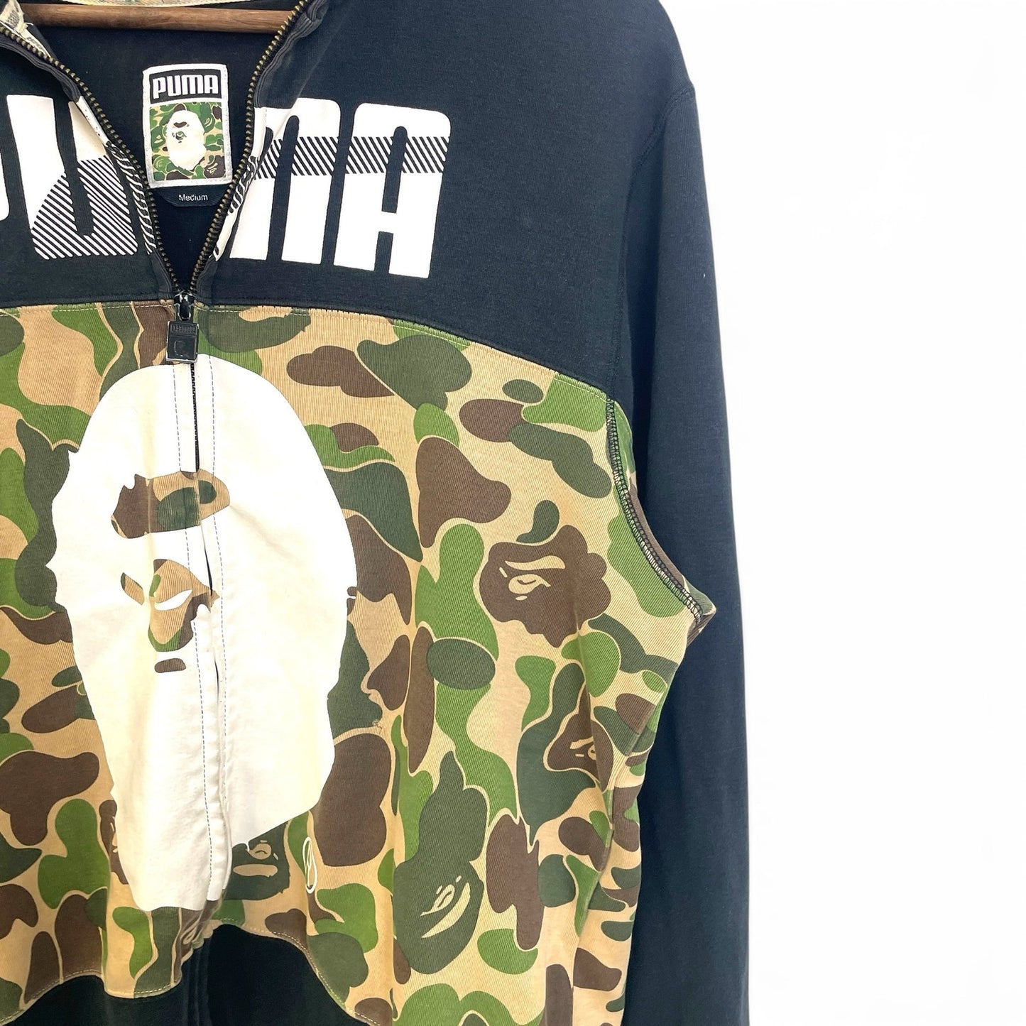 BAPE x Puma ABC Camo Shark Full-Zip M