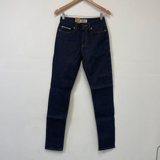 Naked & Famous darkwash selvedge denim 28 NEW