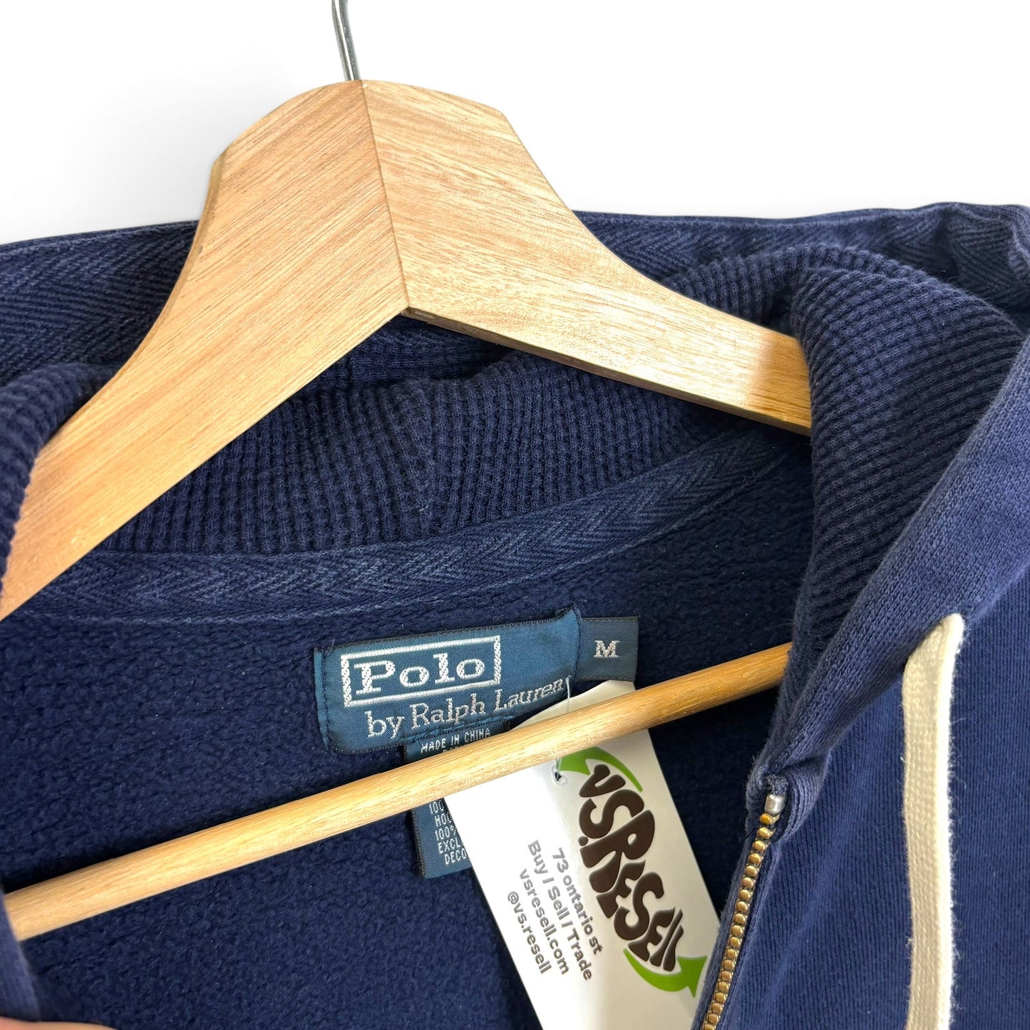 Polo Ralph Lauren Waffle Zip Up M