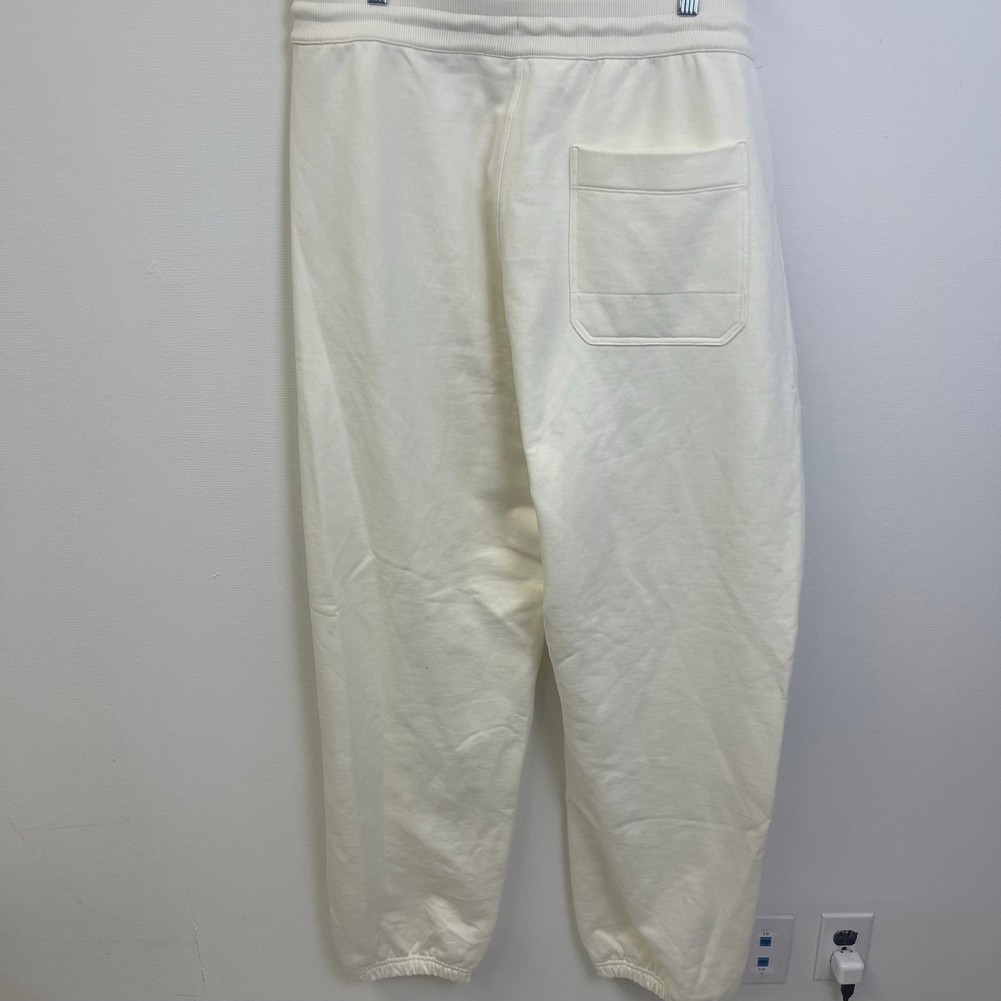 Y-3 white joggers sweatpants XL