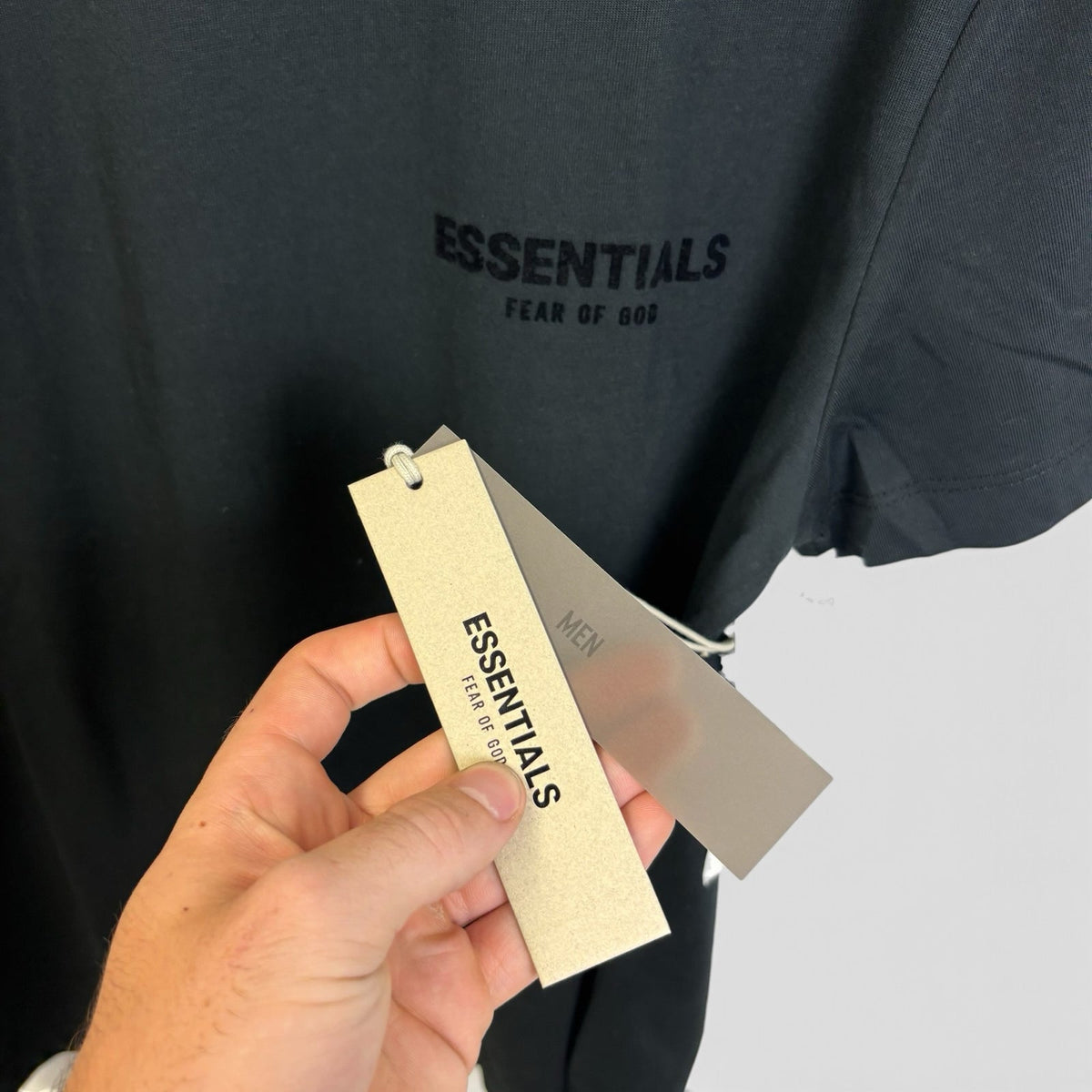 New Essentials Fear of God Spell Out Shirt S