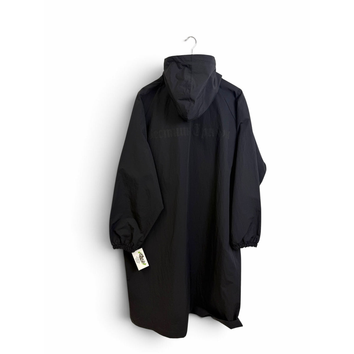 Yzy Trench Rain Coat Black 3/Xl