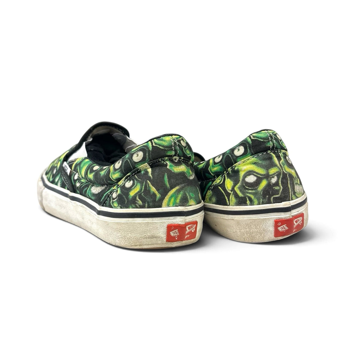 Supreme X Vans Slip On "Glow In The Dark Skull Pile" 11