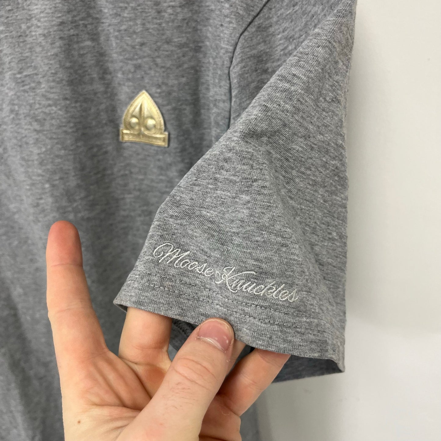 Moose Knuckles Grey T-Shirt M