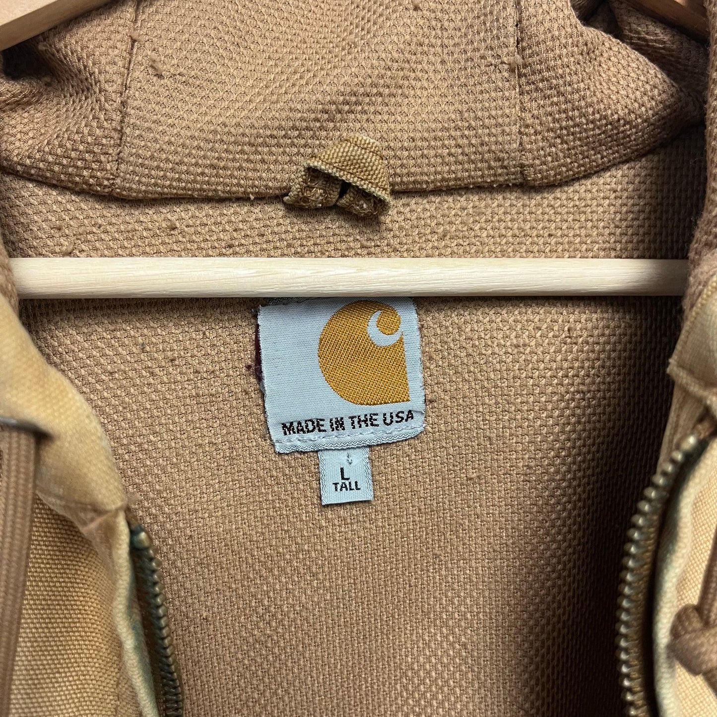 Carhartt Hooded Active Jacket Mesh Lined L tall