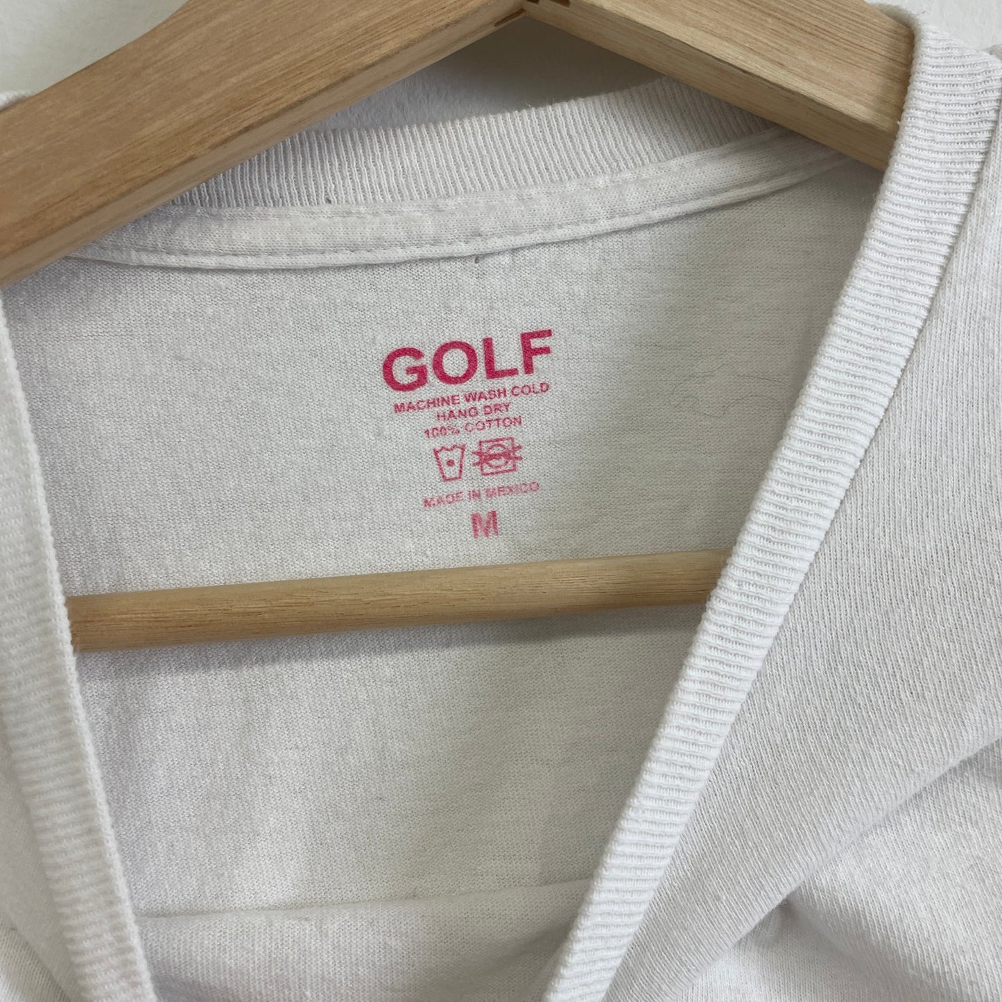 Golf logo spellout tyler t shirt M