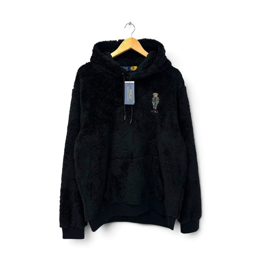 New Polo Ralph Lauren Sherpa Fuzzy Sweater L
