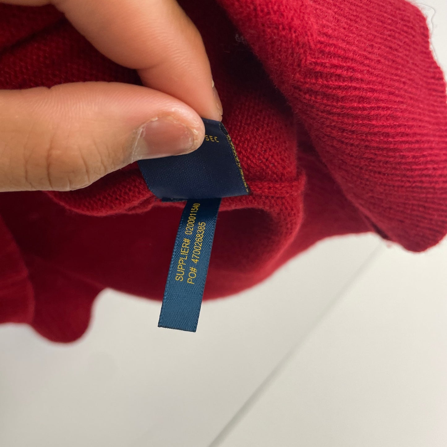 Polo ralph lauren wool knit sweater XXL