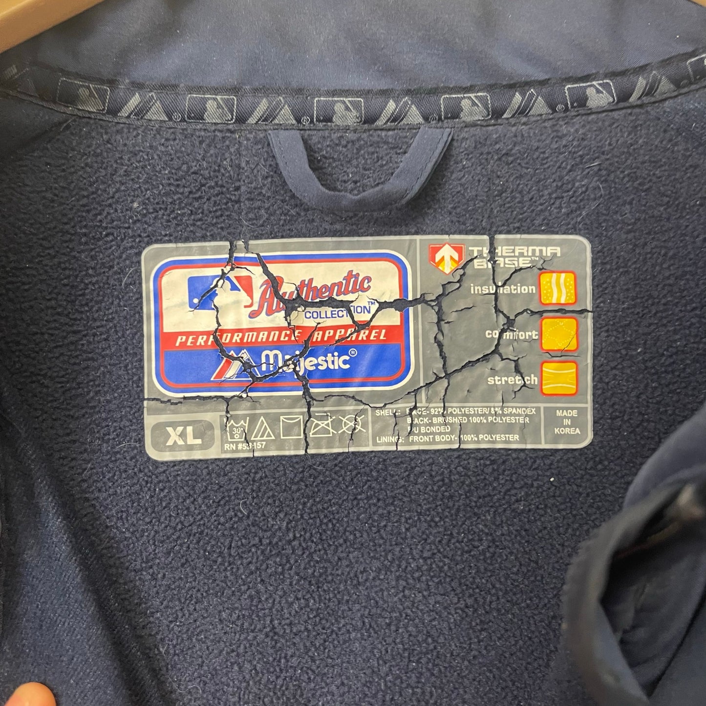 MLB World Series Jacket Blue Baseball jacket XL