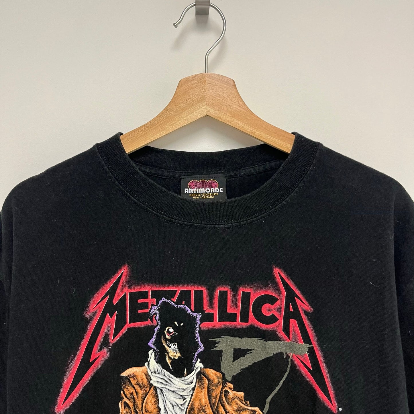 VINTAGE METALLICA 1994 UNFORGIVEN Reprint SHIRT 2 SIDED GIANT L
