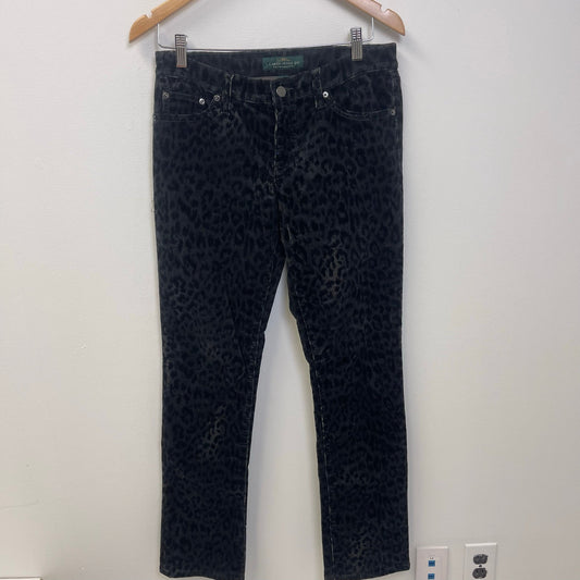 Lauren Ralph Lauren leopard print corduroy pants 4