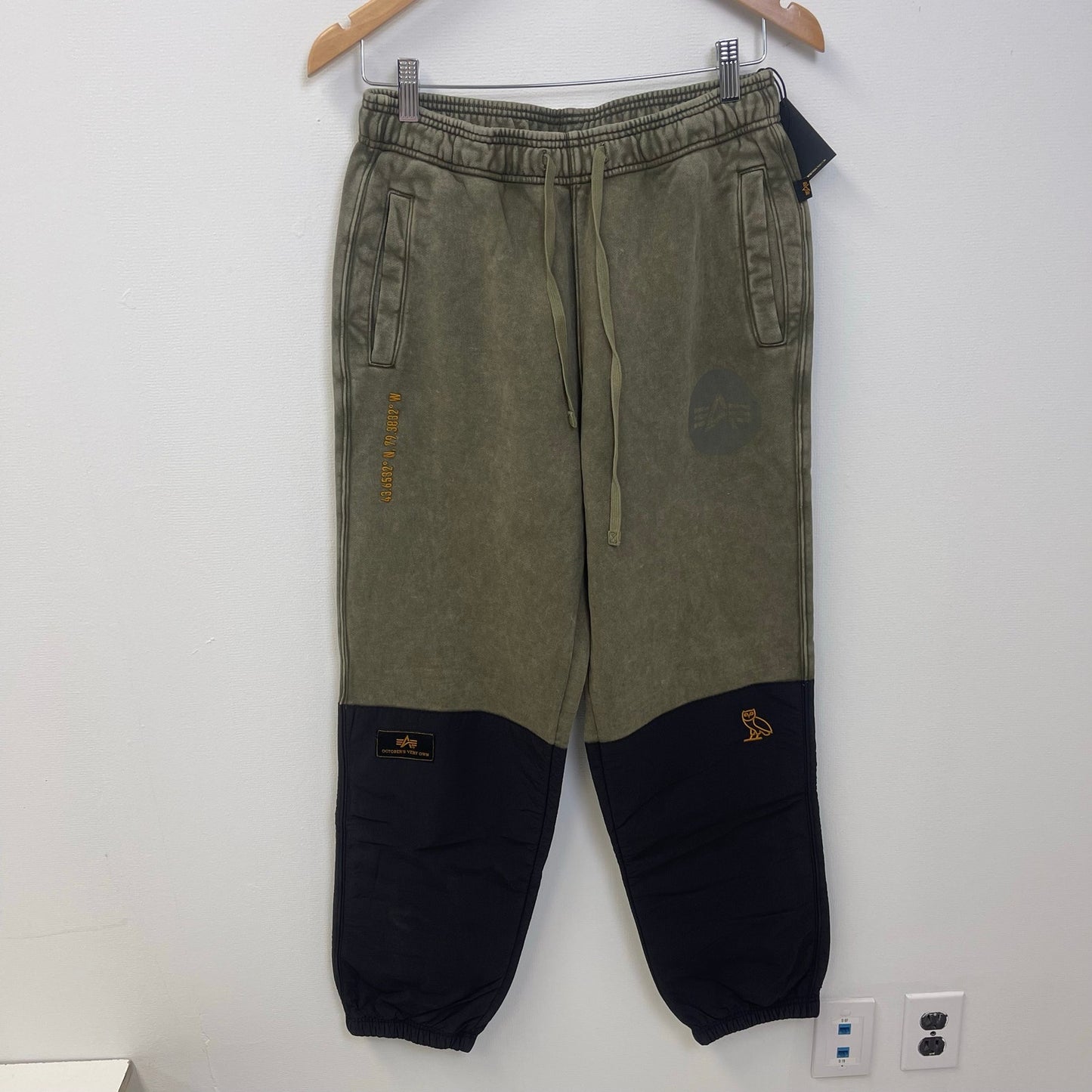 OVO Alpha Industries Garment Dyed Pant NWT S