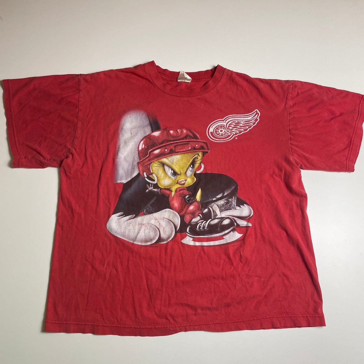 Vintage tweety Detroit big logo tee XL