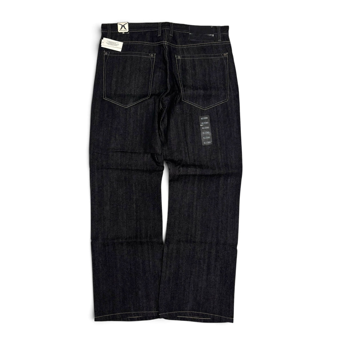 New Vintage Artful Dodge Raw Black Jeans 38