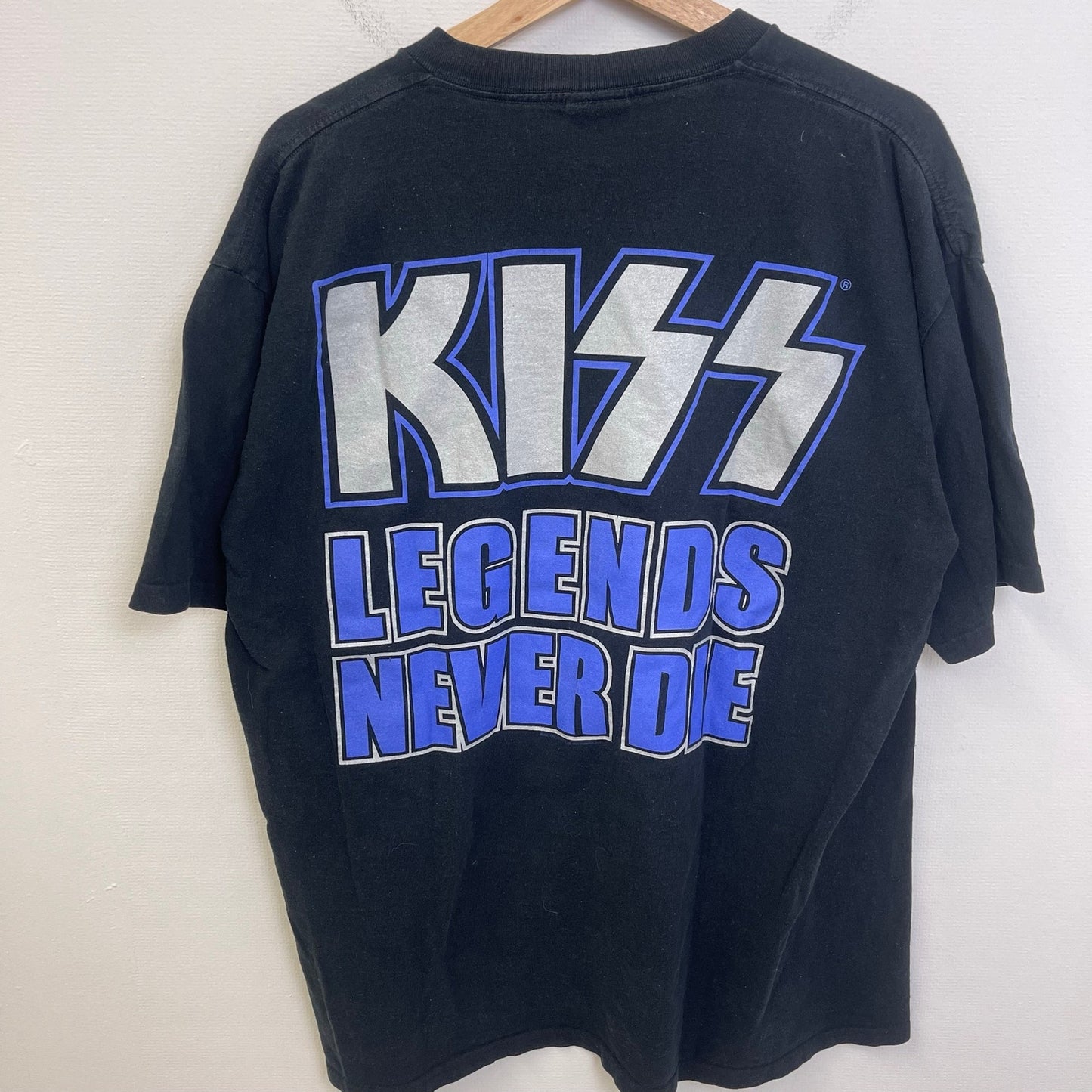 Vintage Kiss Shirt Black The Farewell Tour XL
