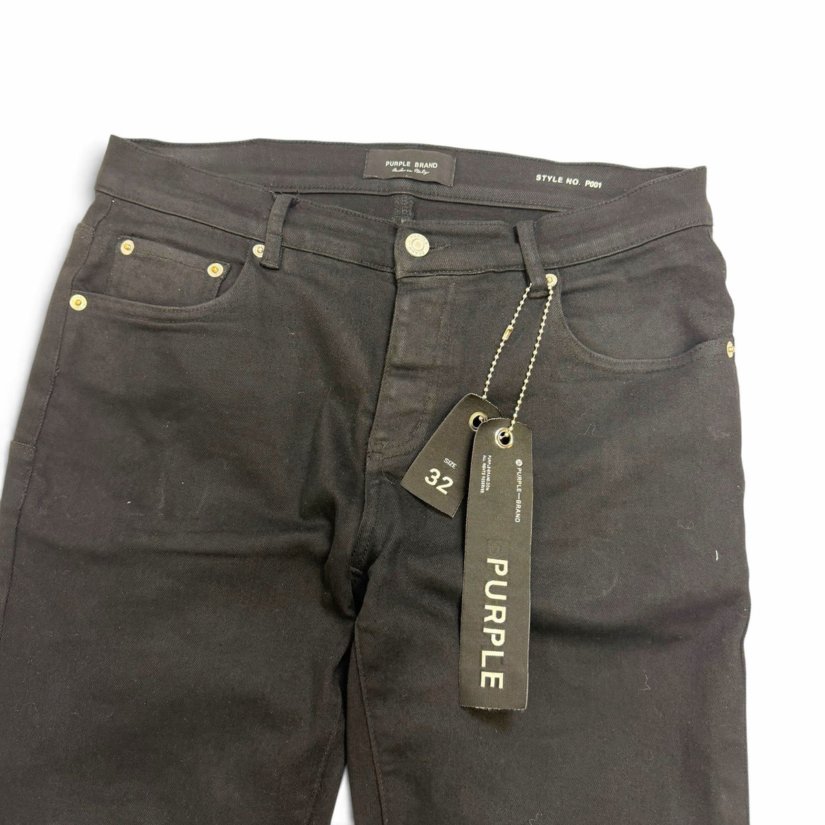 Purple Brand Black Skinny Jeans 32x30