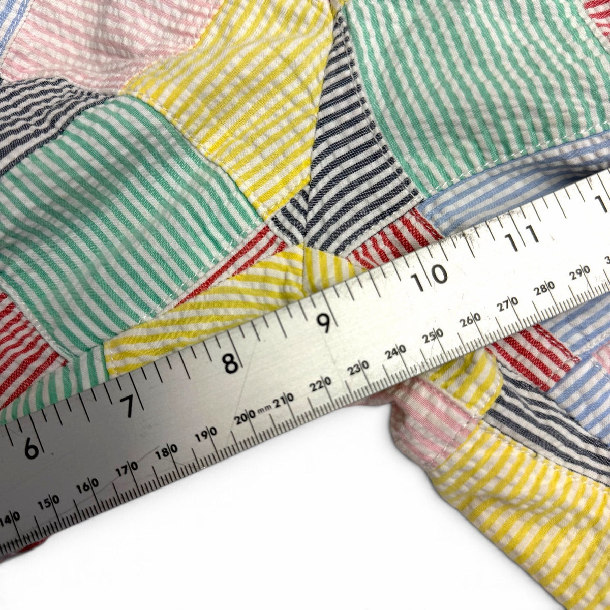 Polo Ralph Lauren Seersucker Multi-Colour Patchwork Shorts 38