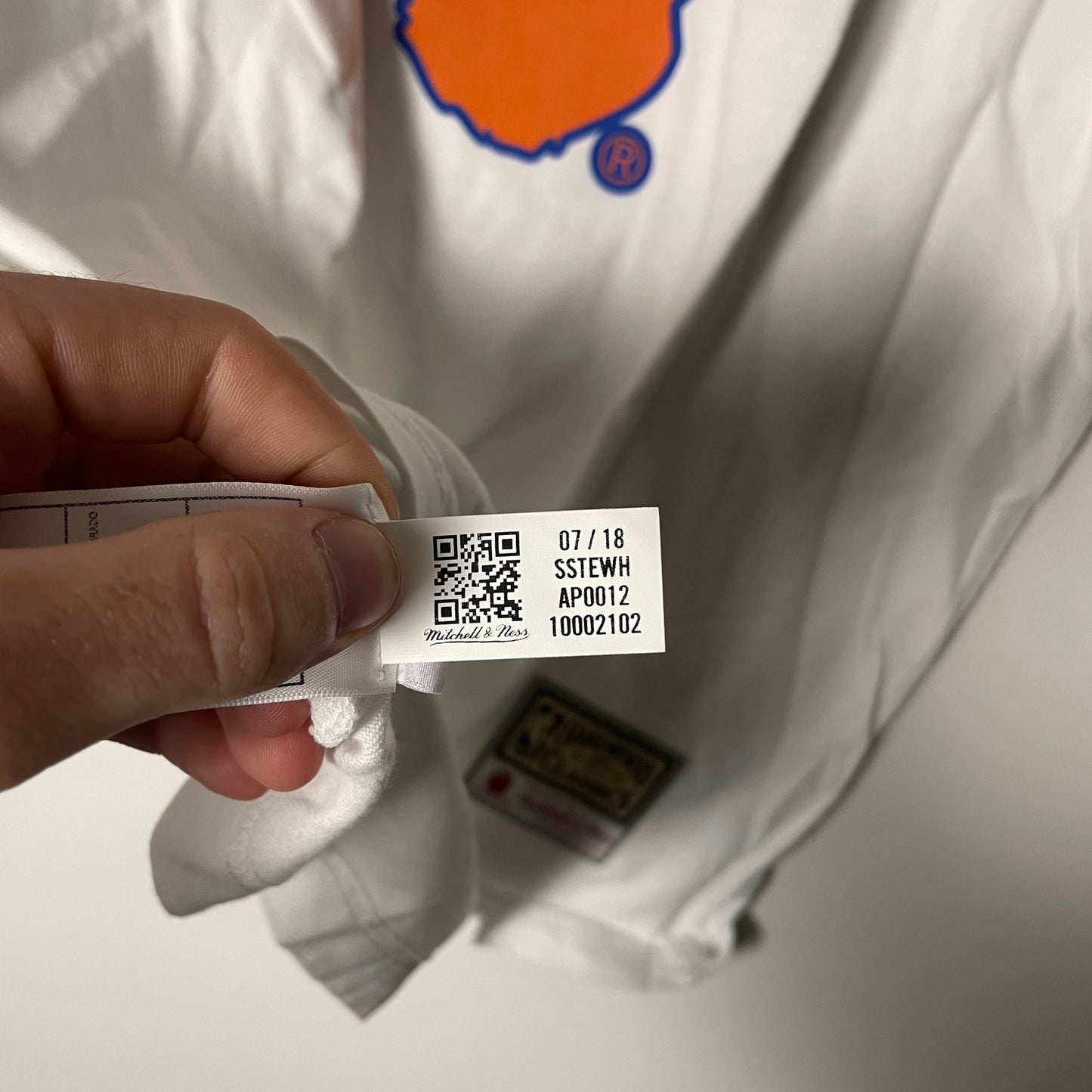 BAPE x Mitchell & Ness Knicks Tee white S NWT