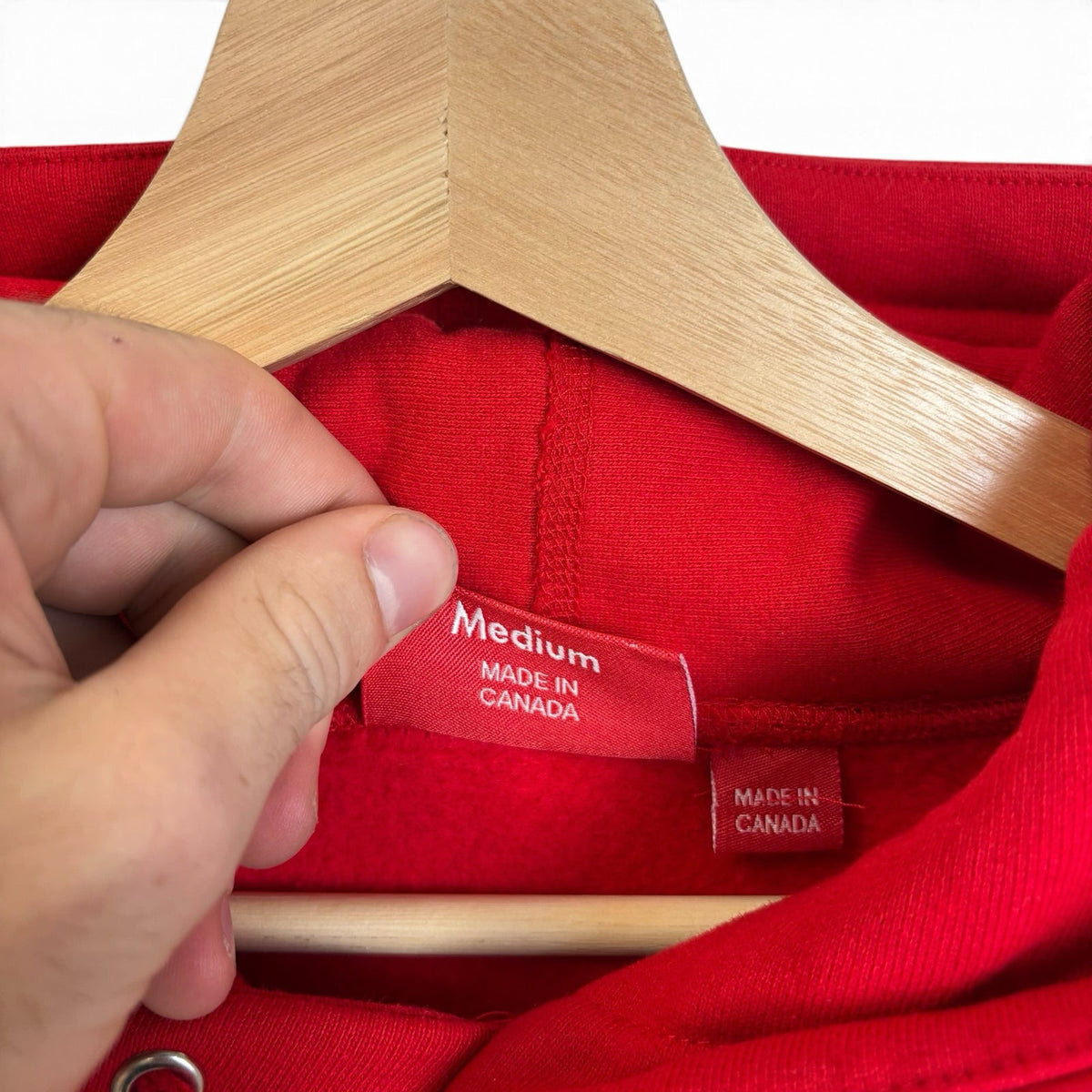New Patent/Chenille Arc Logo Hooded Sweatshirt Red FW17 M (Copy)