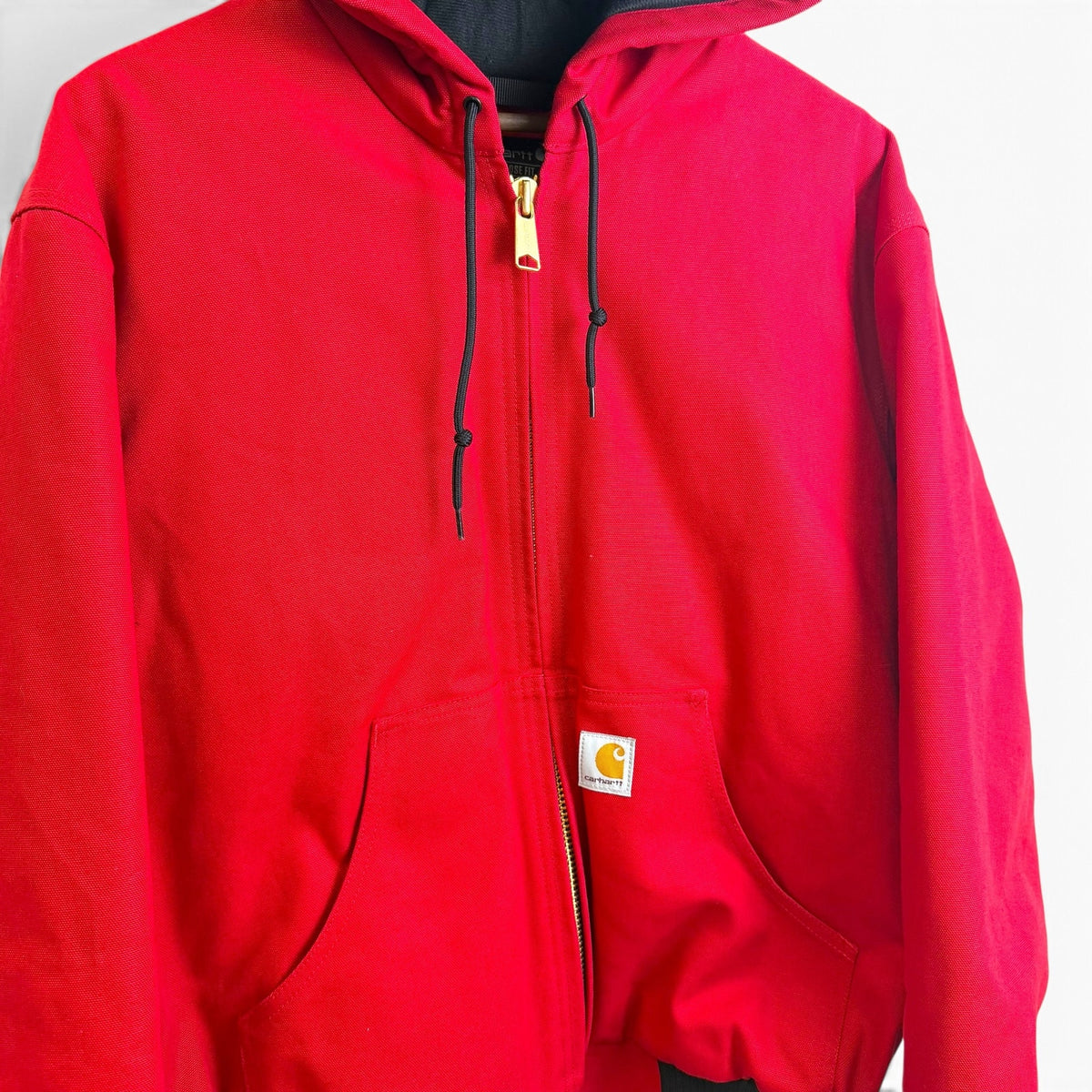 Carhartt Active Red Hooded Jacket M