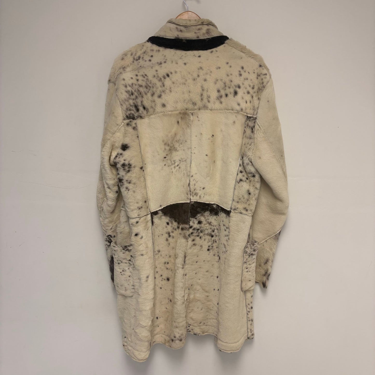 Furry Trench Coat Women's L