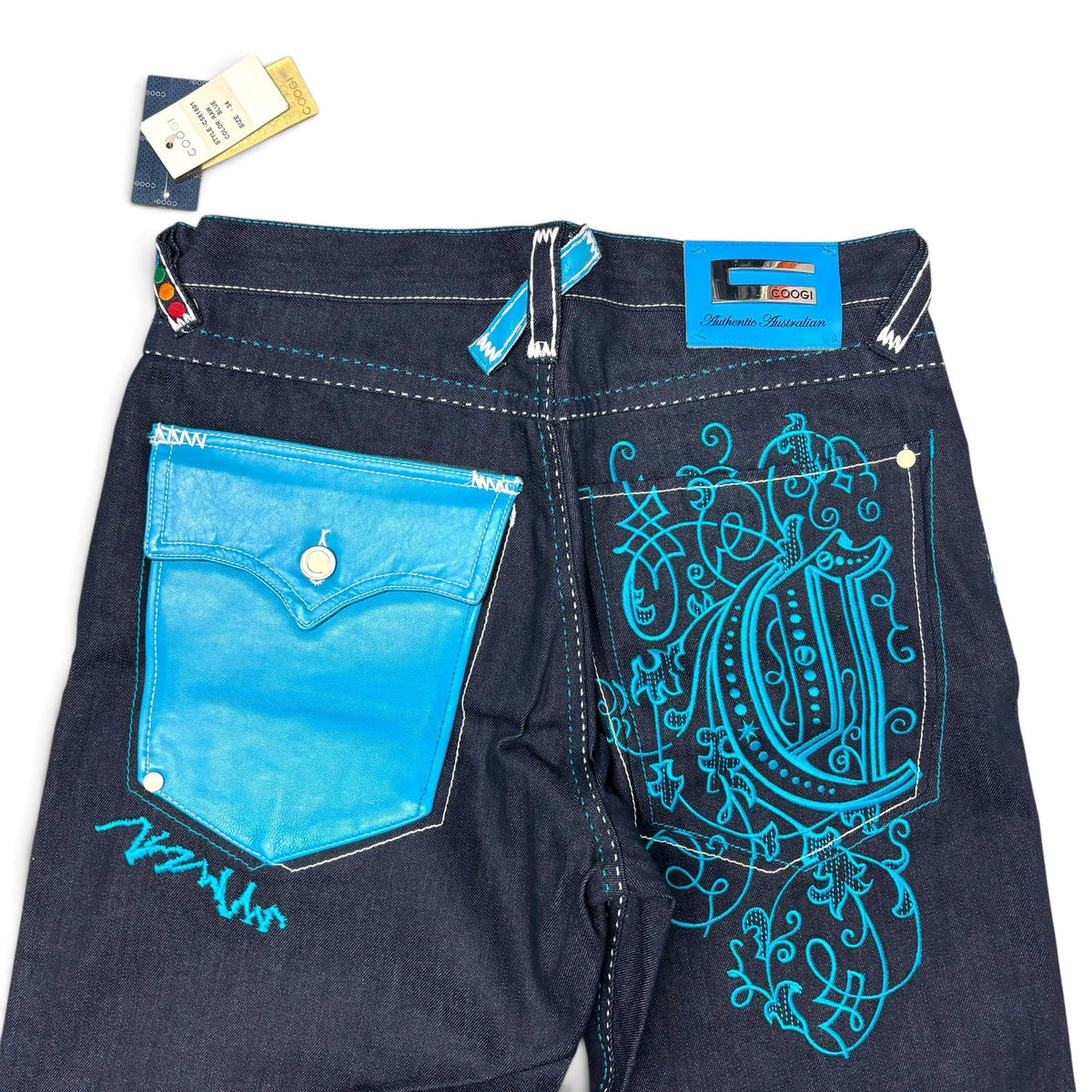 New Vintage Coogi Print Jeans 34