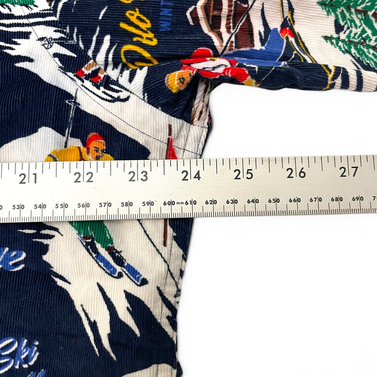New Polo Ralph Lauren Ski Print Button Up L