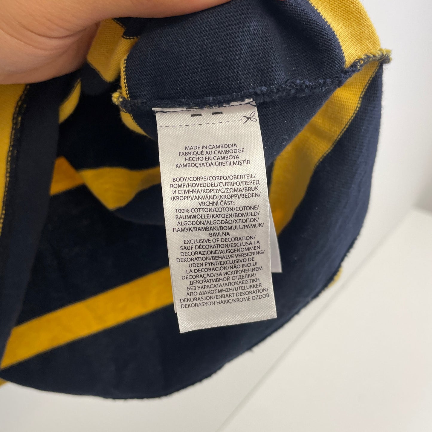 Polo Ralph Lauren classic stripe rugby polo shirt L