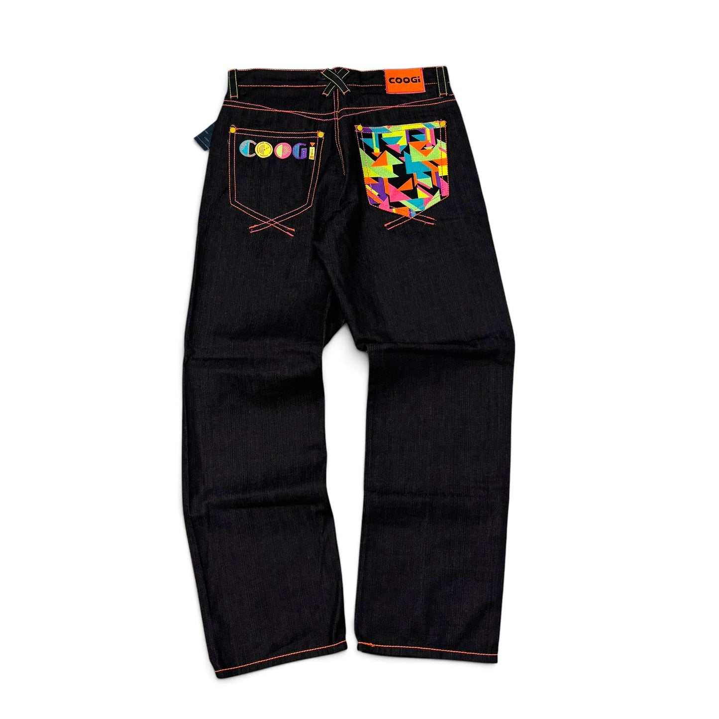 New Y2K Coogi Geometric Baggy Jeans 34