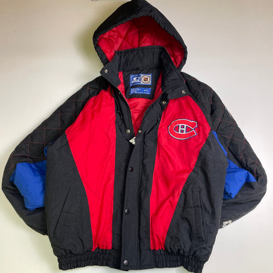 STARTER Montreal Canadians hooded jacket M