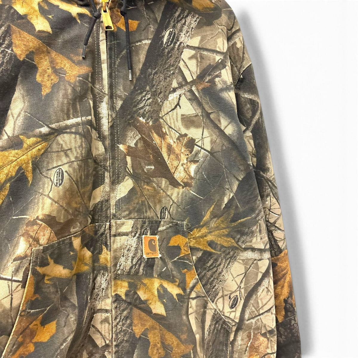 Vintage Carhartt Real Tree Hooded Work Jacket M