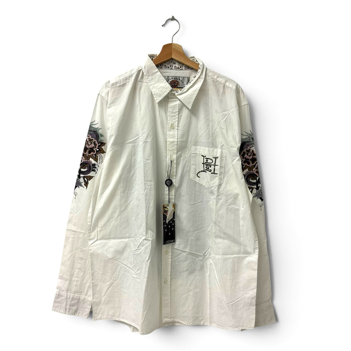 Vintage Ed Hardy Button Up Shirt L