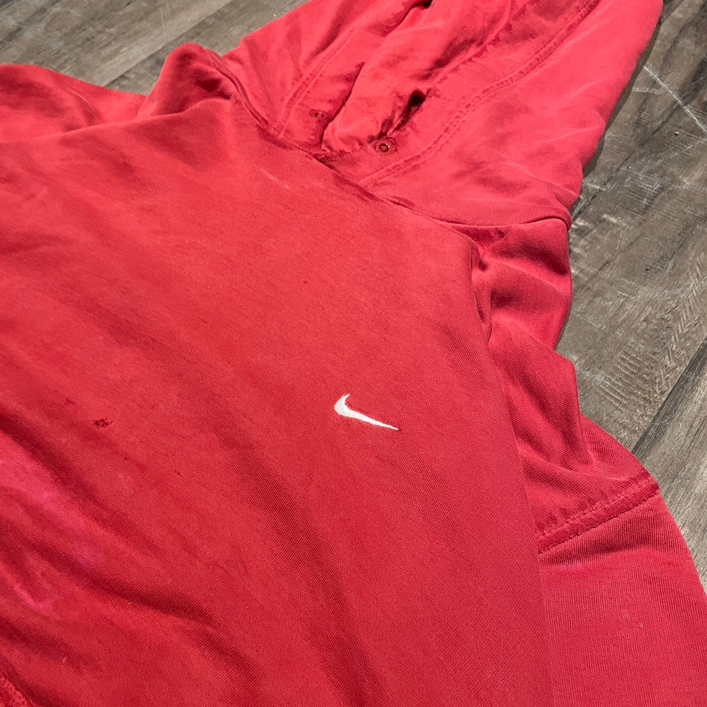 2000s thrashed Nike hoodie XXL