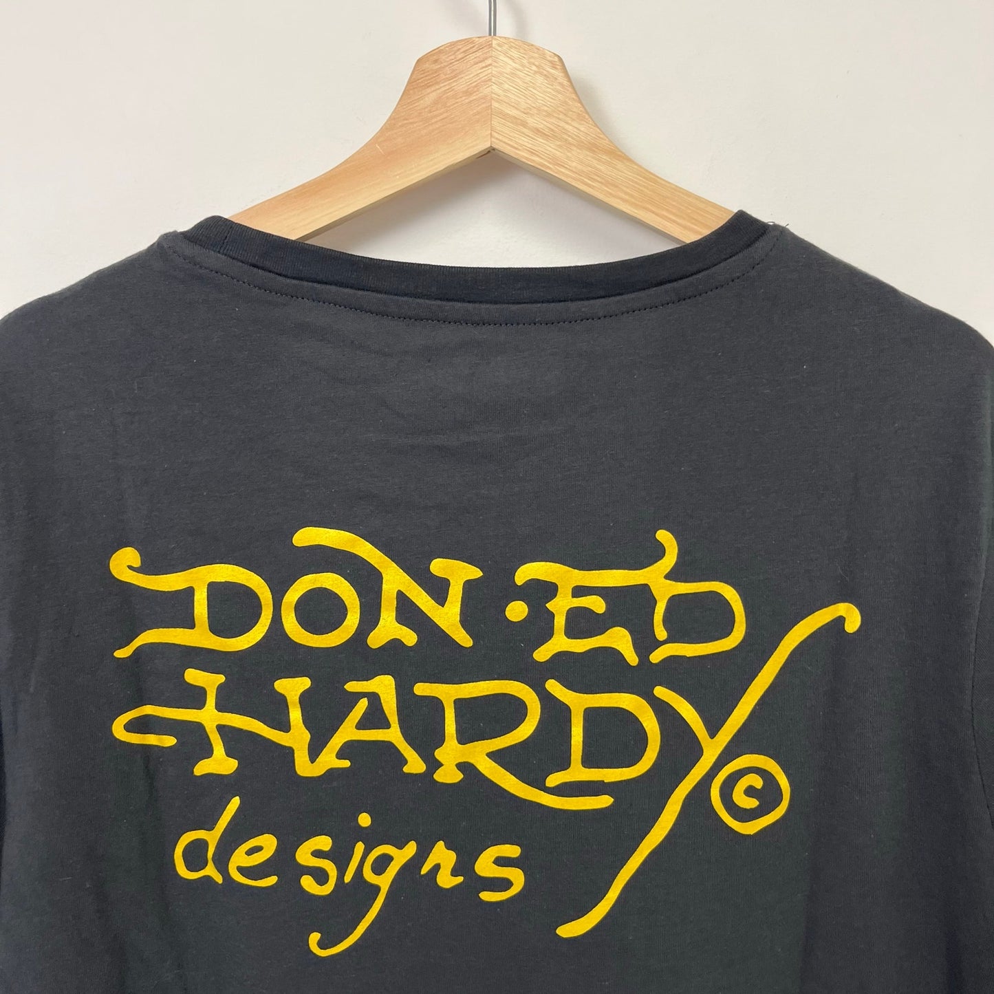 Ed Hardy Ace Skull T-Shirt L NWT