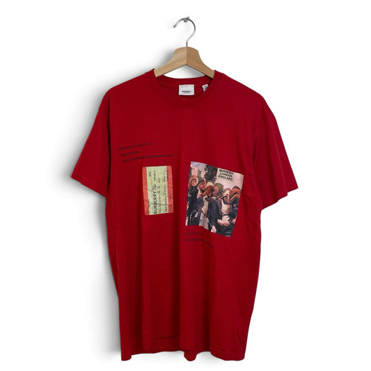 Burberry London England Graphic Print T-Shirt S