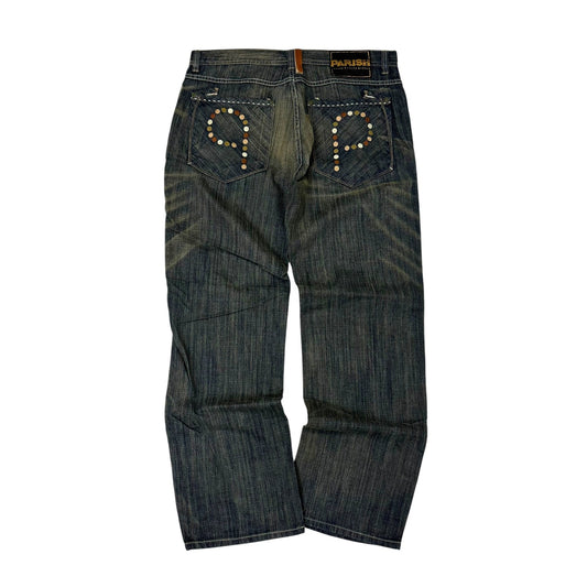 Brand New Y2K Parish Baggy Jeans 38