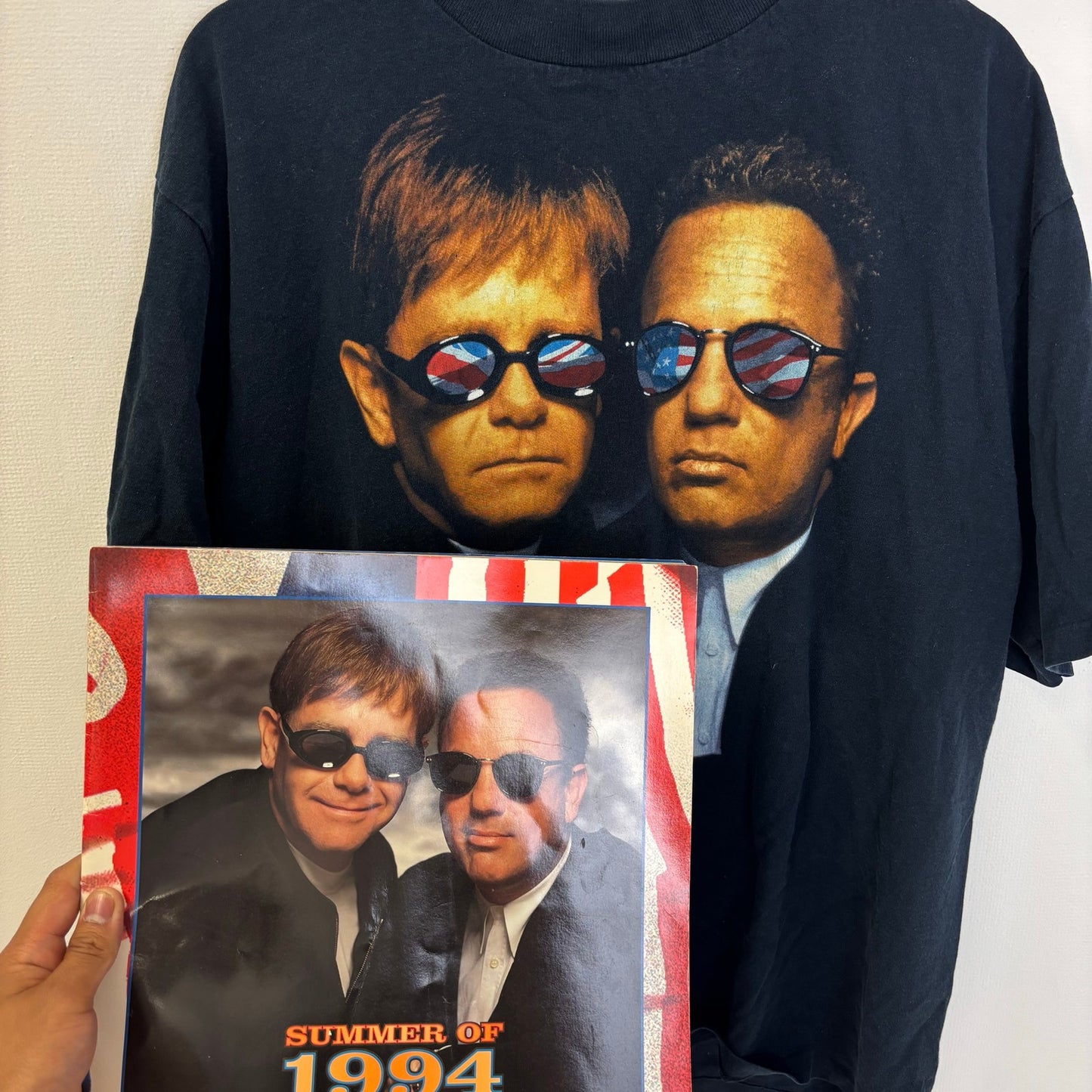 Vintage Elton John & Billy Joel Summer Of '94 T-shirt XL
