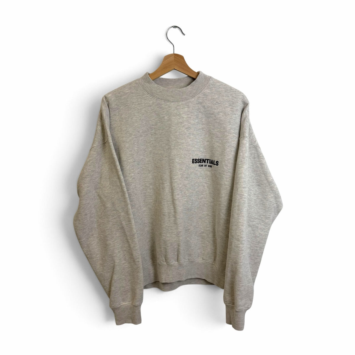 Essentials Fear Of God Sweatshirt Grey Size M