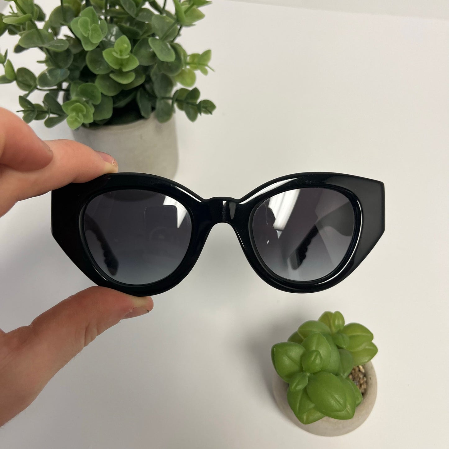 Burberry MEADOW Black/Grey Shaded Sunglasses