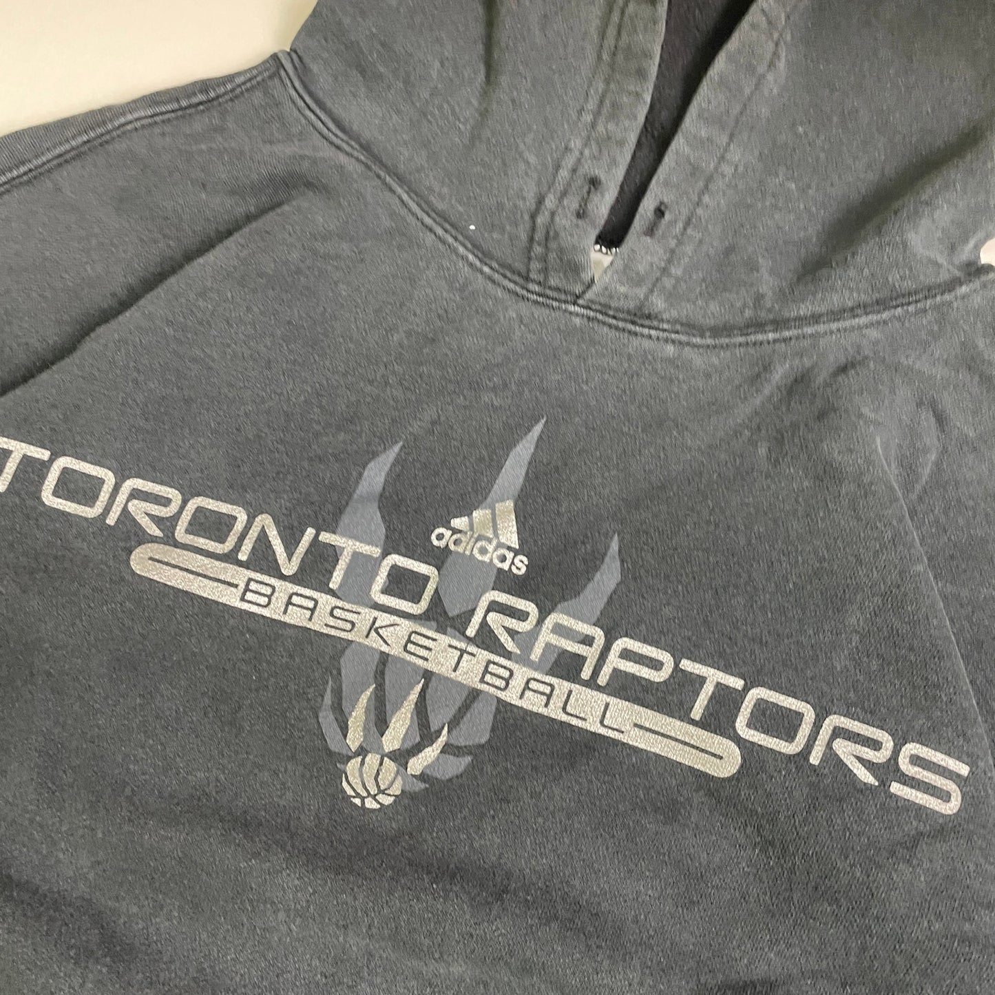 Vintage adidas Toronto raptors hoodie L