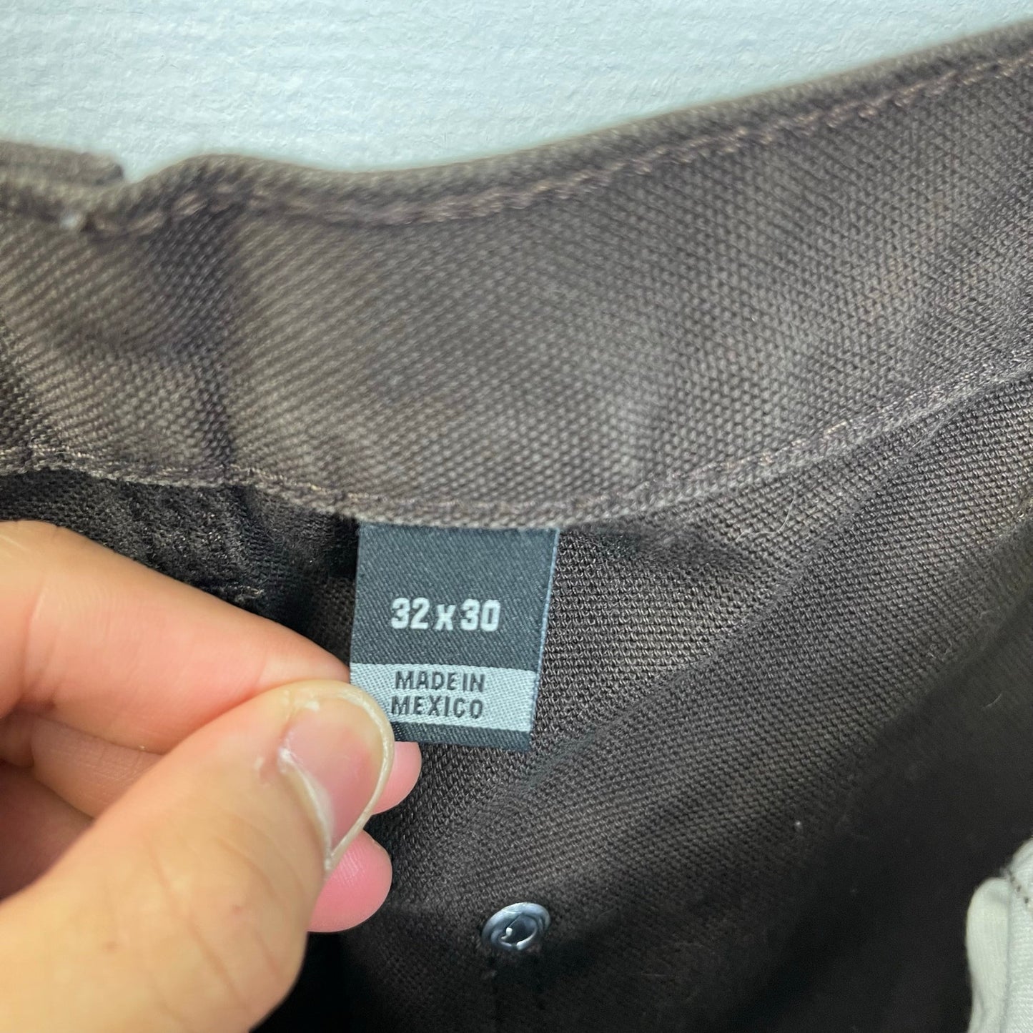 Carhartt double knee mocha brown pants 32