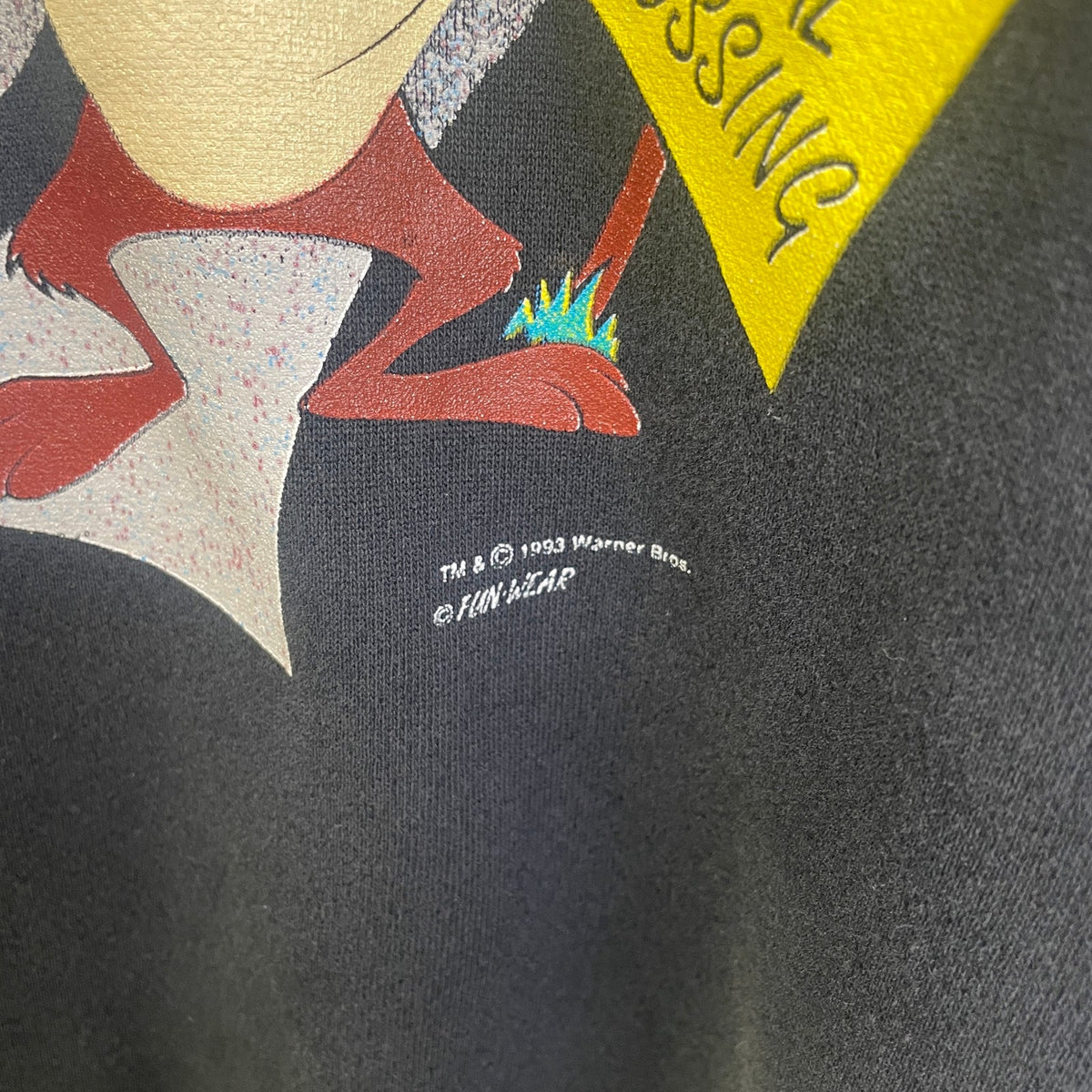Vintage 1993 Harley Davidson Looney Tunes Crewneck L