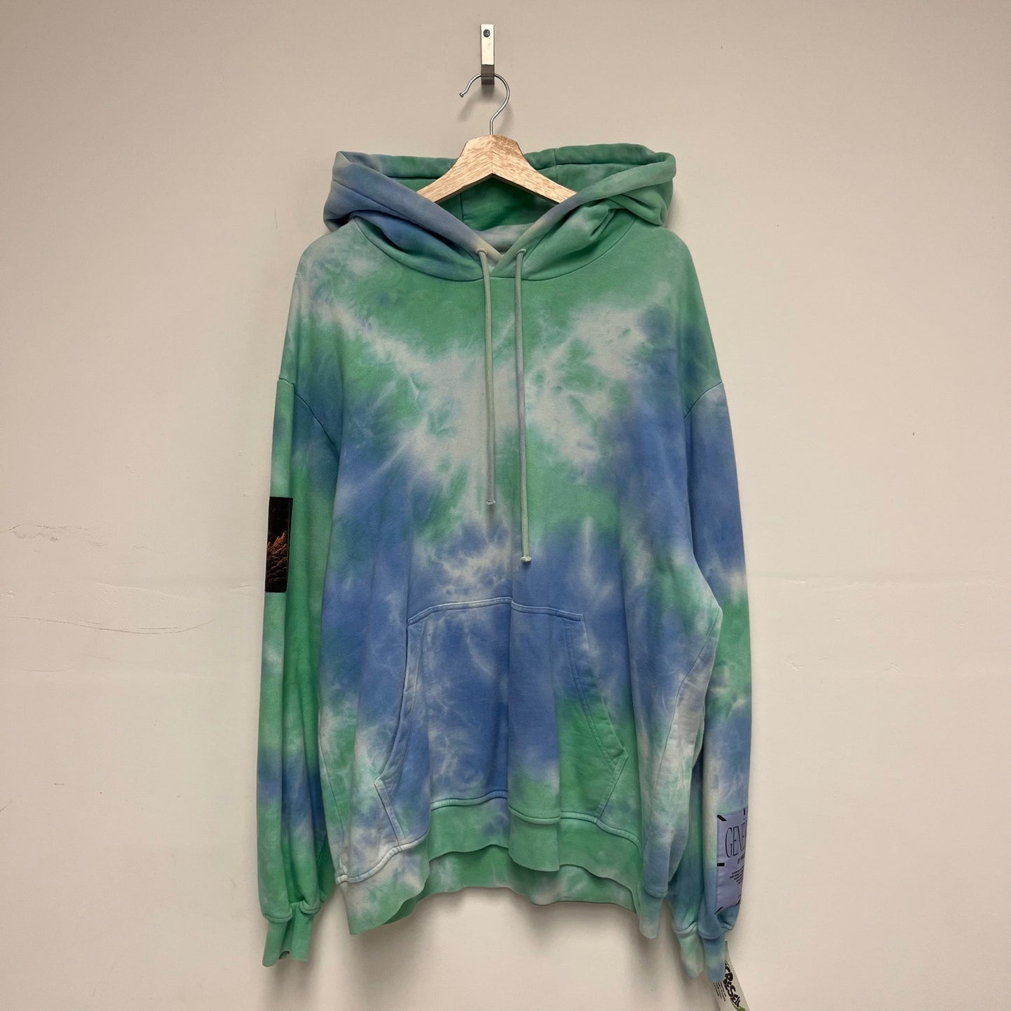 McQ Alexander McQueen Genesis II tie-dye cotton hoodie XL