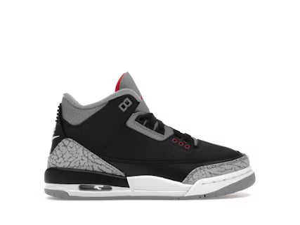 Jordan 3 Black Cement GS Size: 4M/5.5W, 5M/6.5W, 5.5M/7W, 6M/7.5W